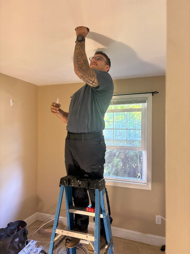 Kyle Matta on a job site